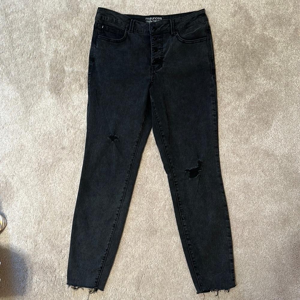 Maurice’s everflex High-rise black jeans size 12